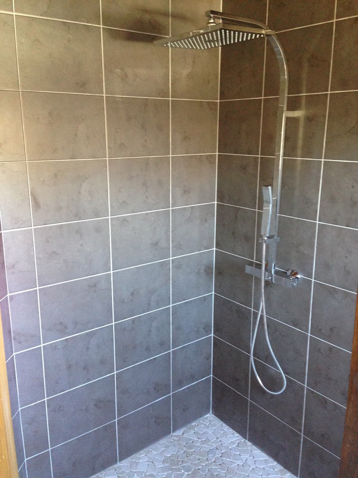 Douche, mitigeur thermostatique
